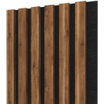 Akustični leseni paneli, svetli oreh, 28x275cm (0.77 m²)