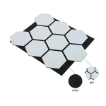 Akustični stenski panel, HEKSAGON BEL, 790x646 mm