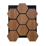 Akustični stenski panel, HEKSAGON HRAST CATANIA, 790x646 mm