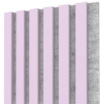 Akustični leseni paneli, svetlo roza, 28x275cm (0.77 m²)