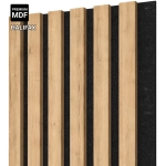 Akustični leseni panel, OAK HALIFAX, 28x275 cm (0,77 m²)