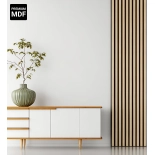 Akustični leseni paneli, sonoma hrast, 28x275cm (0.77 m²)