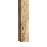 3D dekorativne lamele HRAST WOTAN, lesene letvice za stena ali strop (28x37 mm)