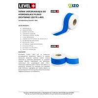 Tesnilni trak za kopalnico, terasa, hidroizolacijski, 50M, LEVEL+
