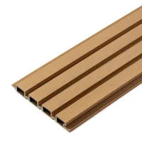 Vzorec zunanji leseni panel, WPC, hrast, 25x25