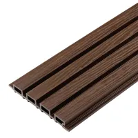 Vzorec zunanji leseni panel, WPC,oreh, 25x25