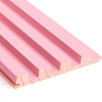 GRILL stenski panel, masivni les, vodoodporen, candy roza, 147x2750 mm (0.40 m²)