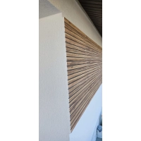 Fasadni panel, imitacija lesa, ZLATI HRAST, 120x50x2 cm, stiropor (0.60 m²)