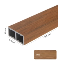 WPC leseni brisolej LT-04A, 3D žitni les, AURORA, 100x53x2900 mm