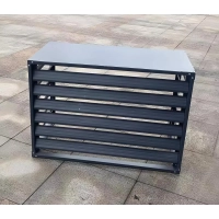 Zunanja zaščita za toplotno črpalko, antracit, 110x80x60 cm