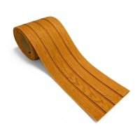 Lamella facade cladding, wood imitation, GOLDEN OAK, 260 x 18 x 0.3 cm (0.47 m²)