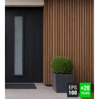 Fasadni panel, imitacija lesa, DULANO TEMNI HRAST, 120x50x2 cm, stiropor (0.60 m²)