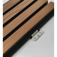 Kovinske sponke za WPC fasadne panele (20 kos) + vijaki