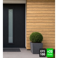 Fasadni panel, imitacija lesa, CRAFT LIGHT OAK, 120x50x2 cm, styrofoam (0.60 m²)