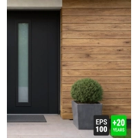 Fasadni panel, imitacija lesa, DIMLJEN HRAST, 120x50x2 cm, stiropor (0.60 m²)