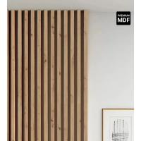 3D dekorativne lamele, lesene letvice za stena ali strop (28x37 mm) (hrast rustik)