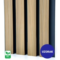 [VZOREC] WPC fasadni panel, BREZA/ČRNA