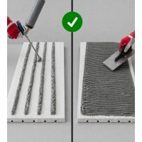 Fasadni panel, imitacija lesa, RJAVA, 120x50x2 cm, stiropor (0.60 m²)