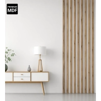 3D dekorativne lamele, lesene letvice za stena ali strop (28x37 cm) (HRAST DULANO)