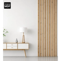 3D dekorativne lamele, lesene letvice za stena ali strop (28x37 mm) (hrast rustik)