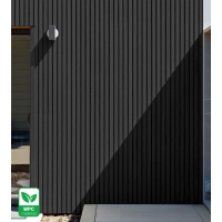 WPC fasadni panel, 219x2900 mm, ČRNA RAVNA TEKSTURA (0,63 m²)