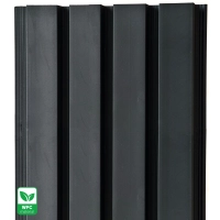 WPC fasadni panel, 219x2900 mm, ČRNA RAVNA TEKSTURA (0,63 m²)