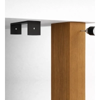 U-nosilec za lesene brisoleje, za skrito montažo, pocinkano jeklo, 87x37 mm