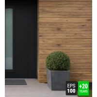 Fasadni panel, imitacija lesa, oreh, 120x50x2 cm, stiropor (0.60 m²)