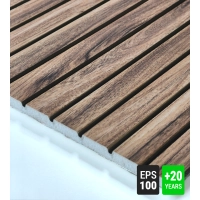 Fasadni panel, imitacija lesa, ZLATI HRAST, 120x50x2 cm, stiropor (0.60 m²)