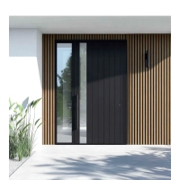 WPC fasadni panel TEAK/ČRNA, 219x2900 mm, dvobarvni (0,63 m²)