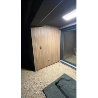 Lamelna fasadna obloga, imitacija lesa, PESKOVA BARVA, 260 x 18 x 0,3 cm (0,47 m²)