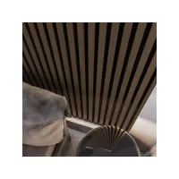 3D dekorativne lamele za stene in strop, lesena letev (OREH COLUMBIA) 16x28mm