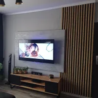 3D dekorativne lamele za stene in strop, lesena letev (naravni hrast) 16x28mm