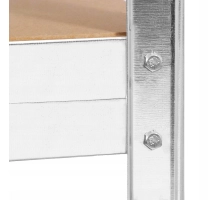 Kovinski regal za shranjevanje Springos 205x120x45cm, max 200 kg na polico