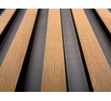 Dekorativni panel za kopalnico, hrast, LARGO, 12x270cm