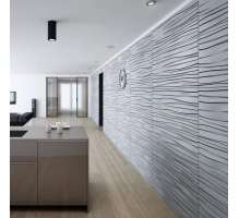 3D panel za steno, dekorativni beton, WAVES PB 03