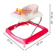 Otroška hojica roza ECOTOYS