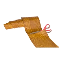 Fasadna obloga v roli, imitacija lesa, zlati hrast, 260 cm x 18 cm x 0,3 cm (0,47 m²)