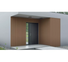 Leseni fasadni panel lamella , stiropor, winchester, 20 cm x 1,5 cm x 200 cm (0,40 m²)