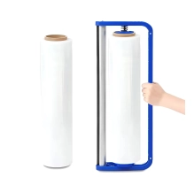 PVC stretch film dispenser, hand held, for 2-5 kg film rolls