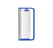 PVC stretch film dispenser, hand held, for 2-5 kg film rolls