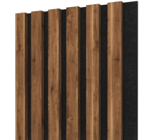 Akustični leseni paneli, svetli oreh, 28x275cm (0.77 m²)