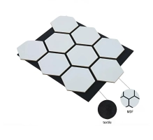 Akustični stenski panel, HEKSAGON BEL, 790x646 mm