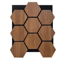 Akustični stenski panel, HEKSAGON HRAST CATANIA, 790x646 mm