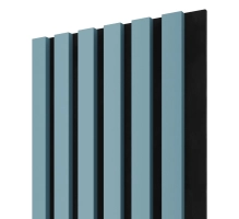 Akustični leseni panel, skandinavsko sivo, 28x275cm (0.77 m²)
