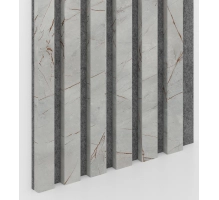 Akustični leseni panel, marmor, 28x275cm (0.77 m²)