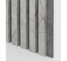 Akustični leseni panel, marmor, 28x275cm (0.77 m²)