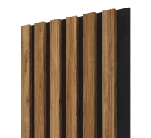 Akustični leseni paneli, hrast catania, 28x275cm (0.77 m²)