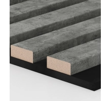 Akustični leseni panel, beton, 28x275cm (0.77 m²)