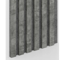 Akustični leseni panel, beton, 28x275cm (0.77 m²)